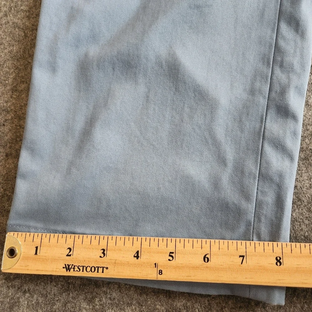 Banana Republic Aiden Chino Men 36x33 Stretch Slim Fit Blue Cotton Twill Pants